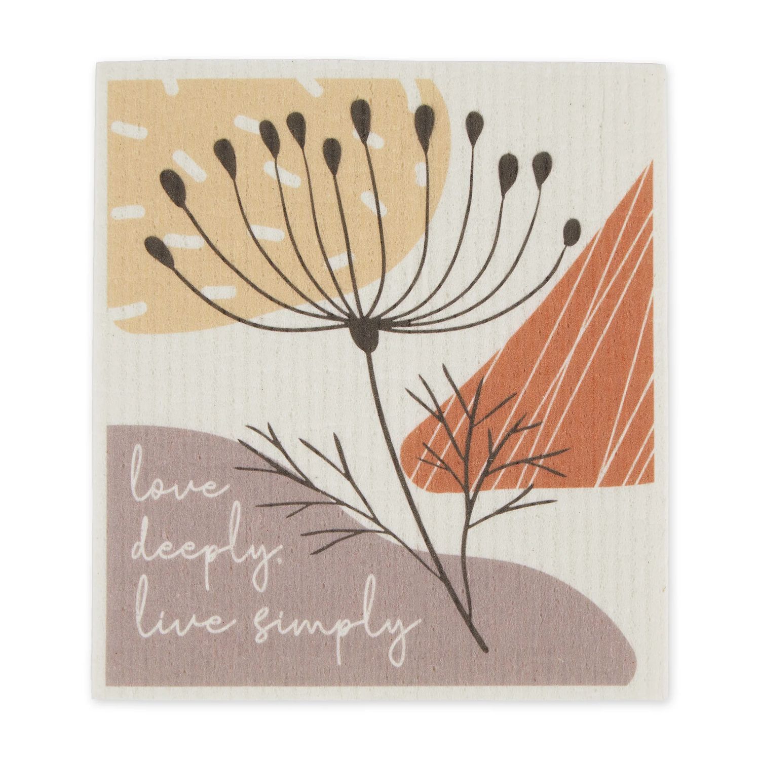 &quot;Love Deeply&quot; Swedish Dishcloth