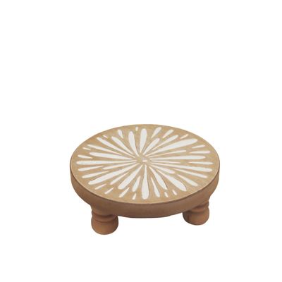Carved Floral Riser, 9&quot;