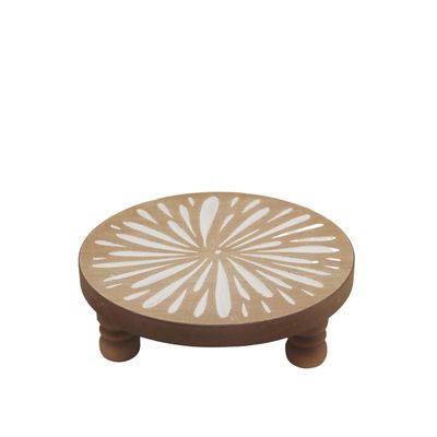 Carved Floral Riser, 11&quot;