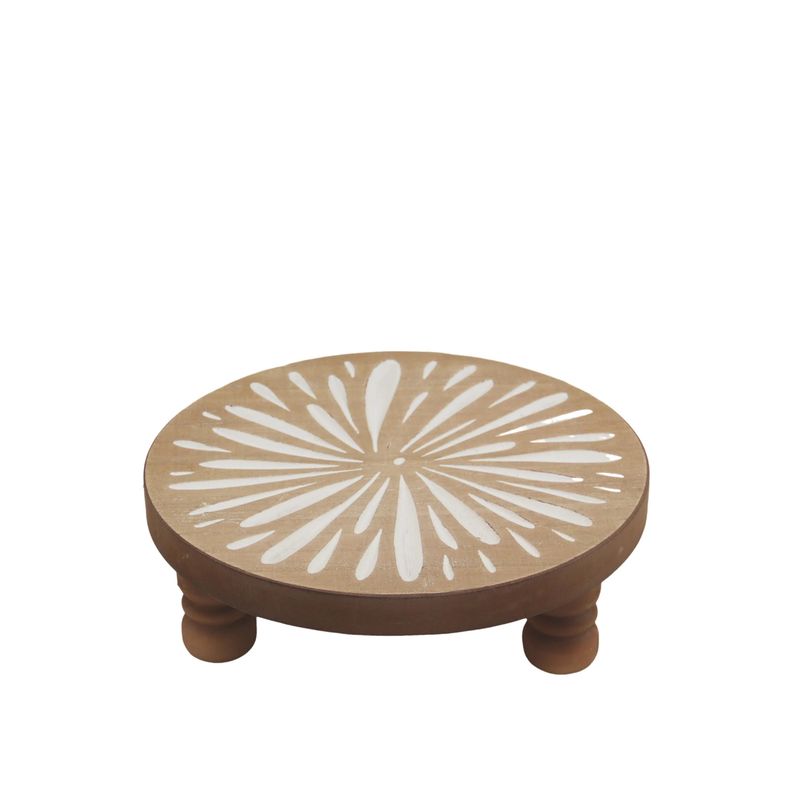 Carved Floral Riser, 11&quot;
