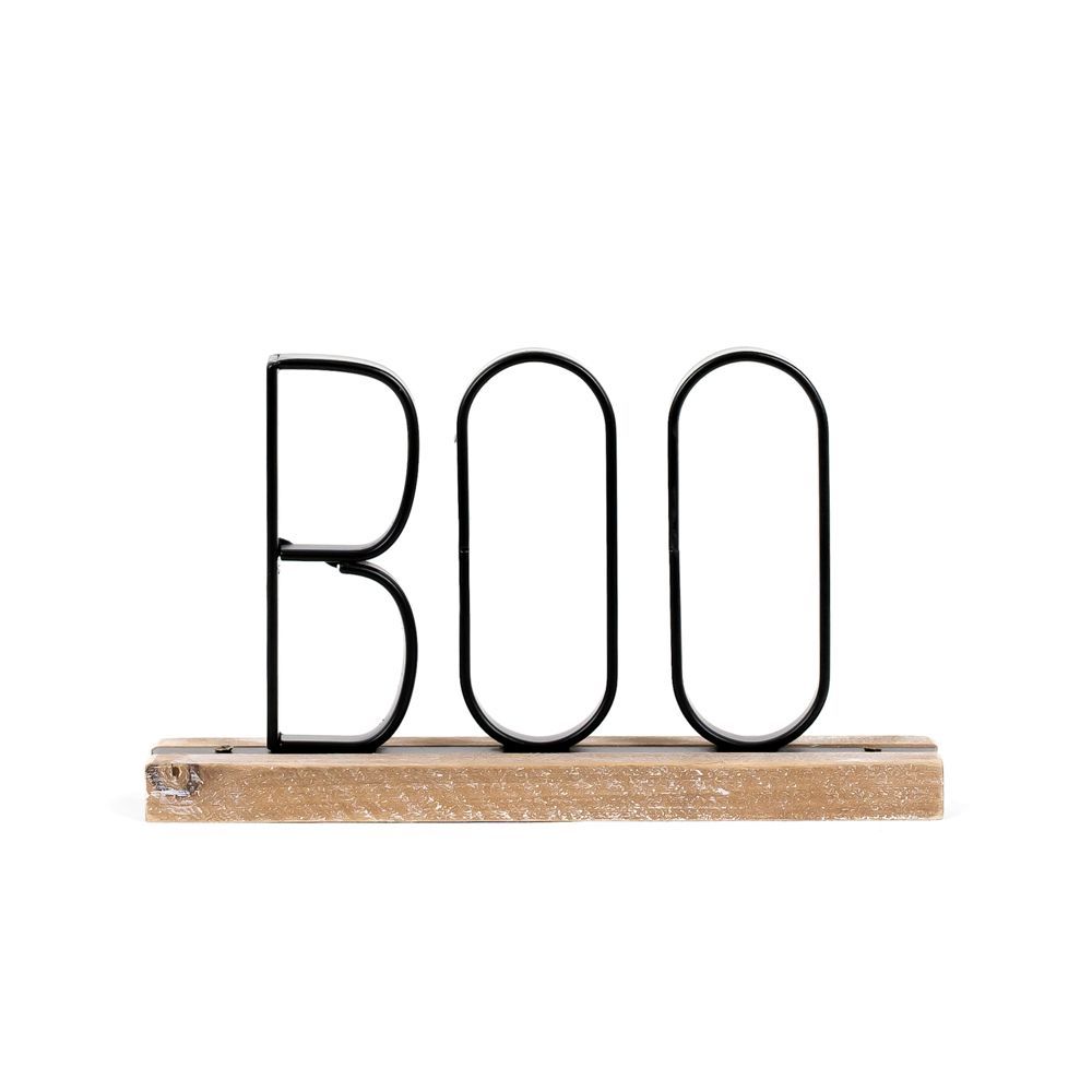 8&quot;Wood Table Sign (Boo)
