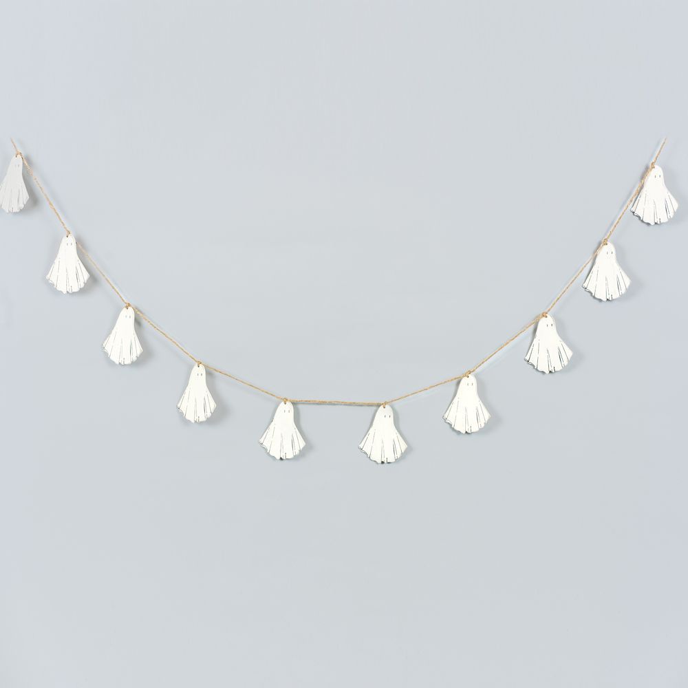 60&quot; Wood Garland (Ghost)