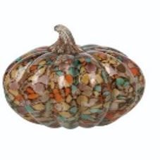Glass Confetti Pumpkin