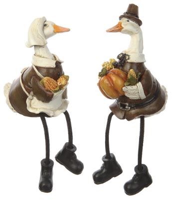 6.75&quot;Mr. &amp; Mrs. Duck Set2