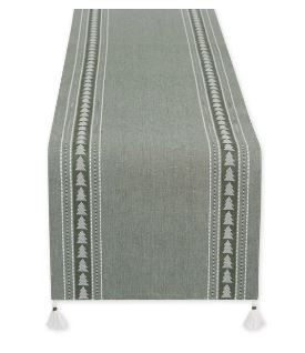 Balsam Fir Jacquard Table Runner