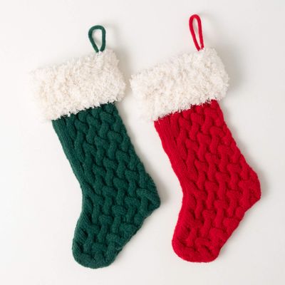 Knit Stocking Red