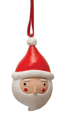 Resin Christmas Santa Ornament 4&quot;