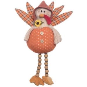 Plush Turkey Sue Shelf Sitter 18&quot;