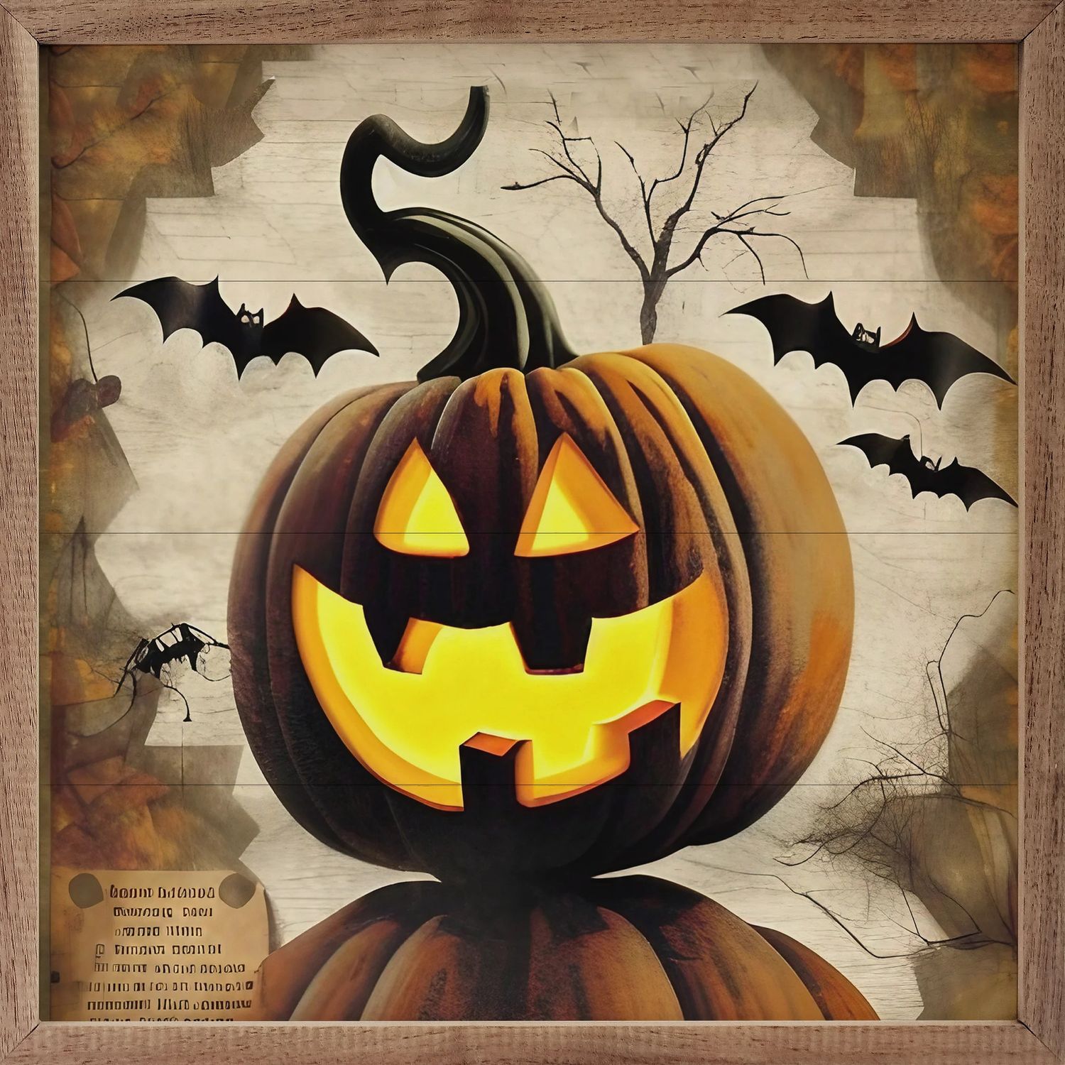 Halloween Bats Wall Art