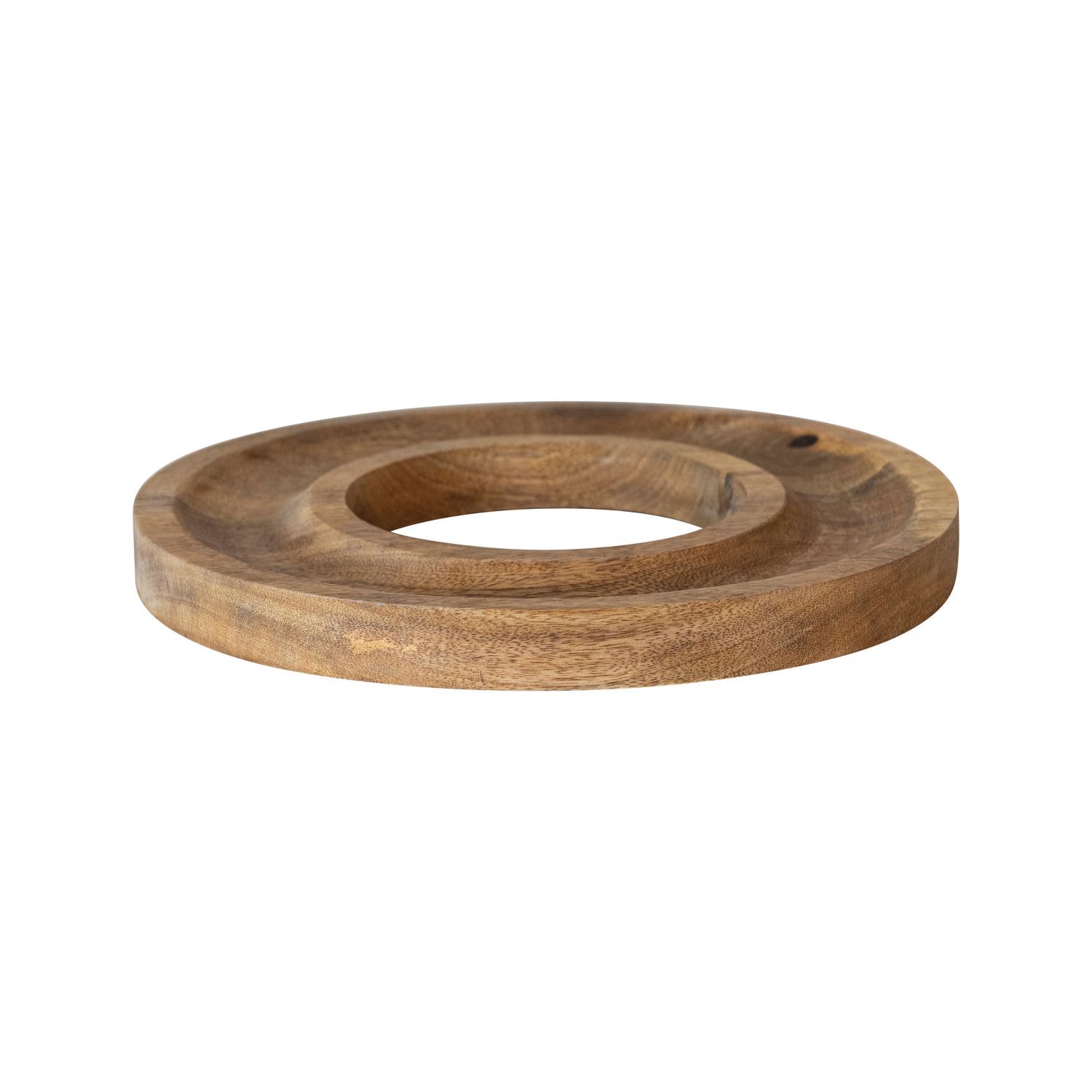 Mango Wood Serving Ring 14&quot;