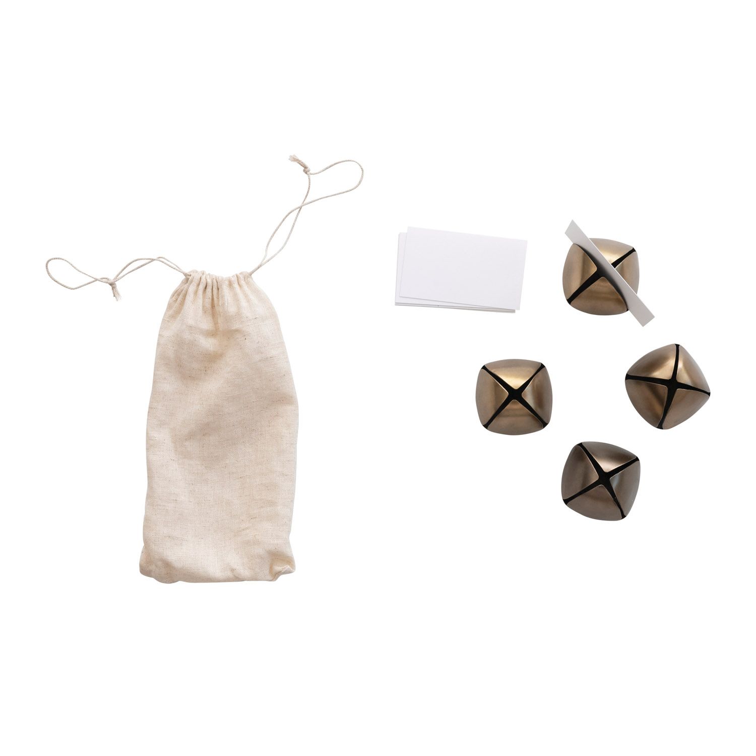 Metal Bell Place Holders - Set of 4