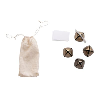 Metal Bell Place Holders - Set of 4