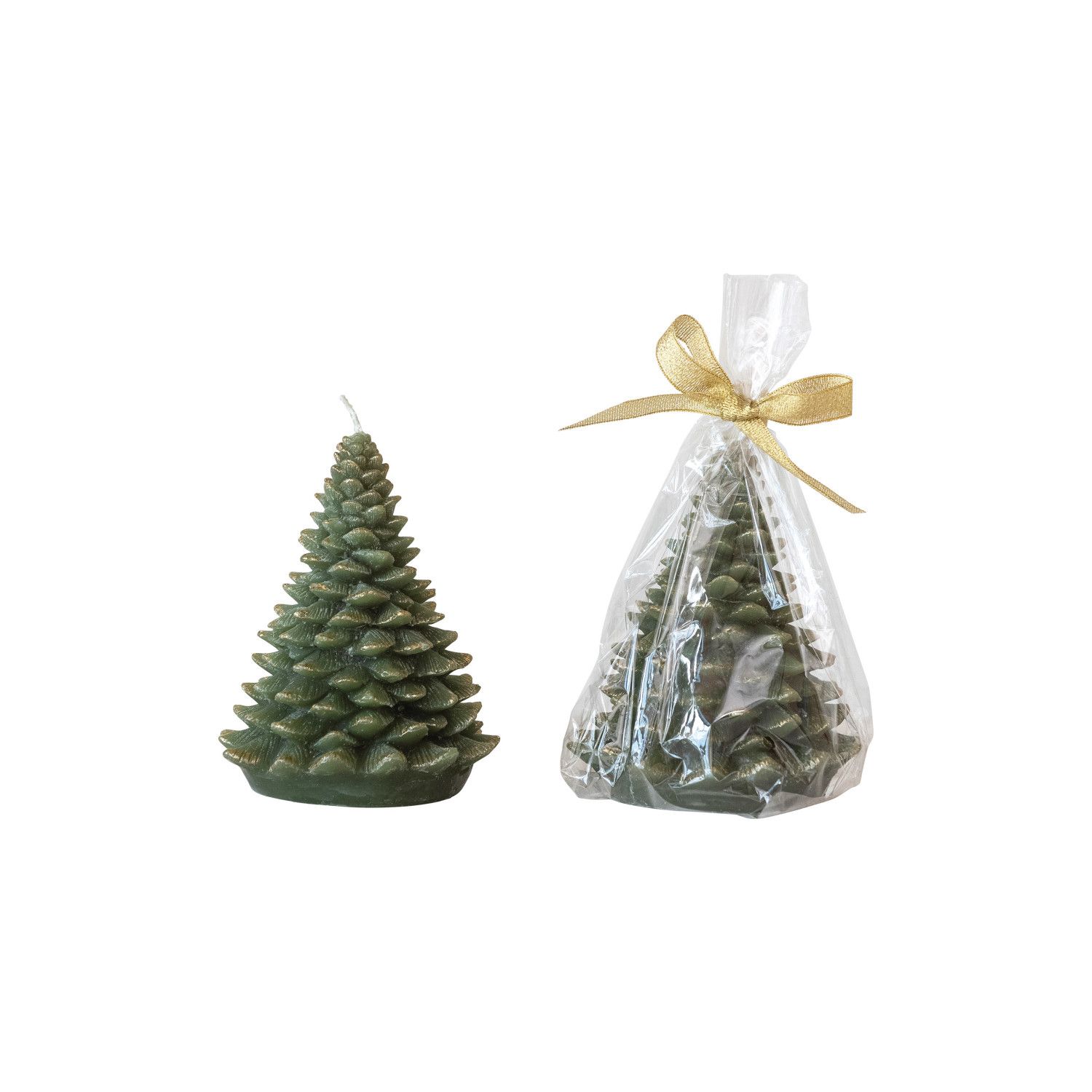 5&quot; Green Tree Candle