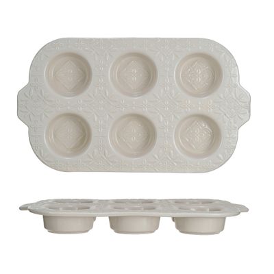 Embossed Muffin Dish 14&quot; x 8&quot;