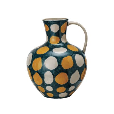 Multi-Color Dot Vase 10.5&quot;