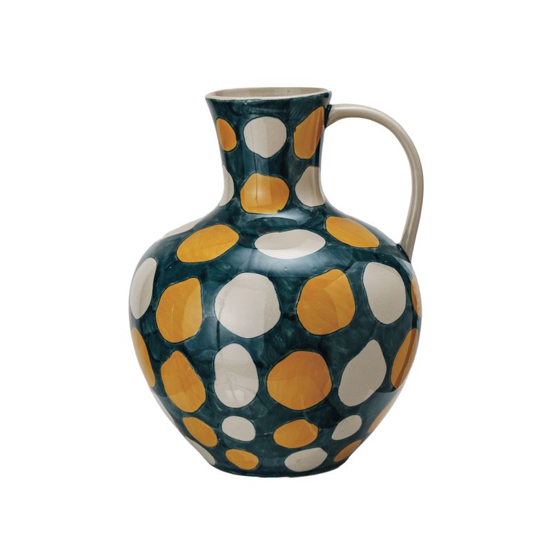 Multi-Color Dot Vase 10.5&quot;