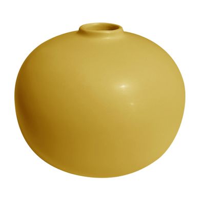 Yellow Ball Vase