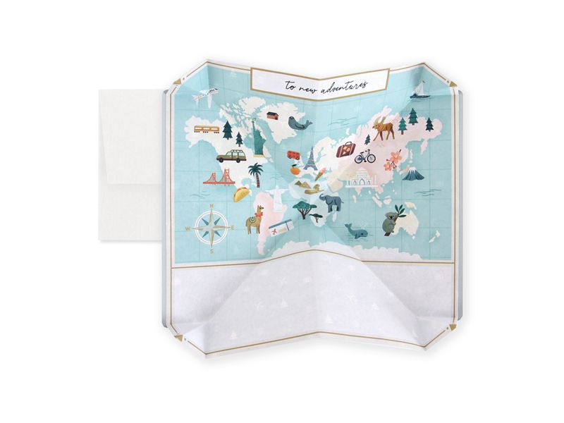 Passport Pop-up Card