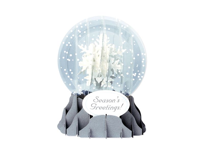 Holiday Snowflakes Pop-up Card