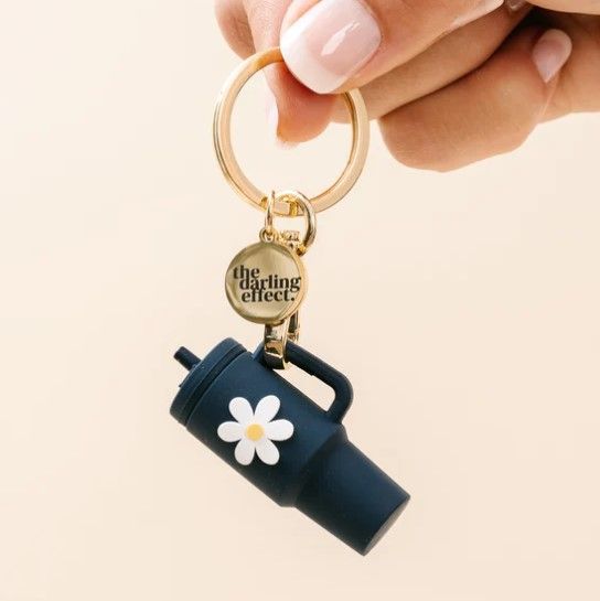 TMBLRKEY-NVY Tiny Tumbler Keychain , Color: Navy
