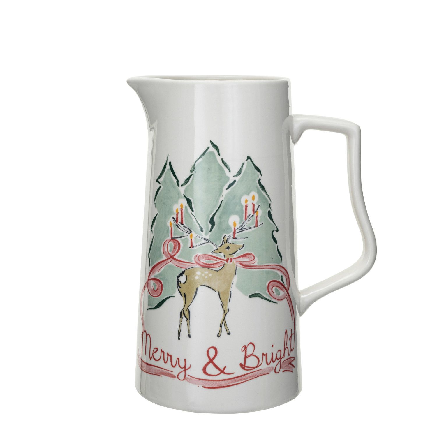 Pitcher w/Reindeer