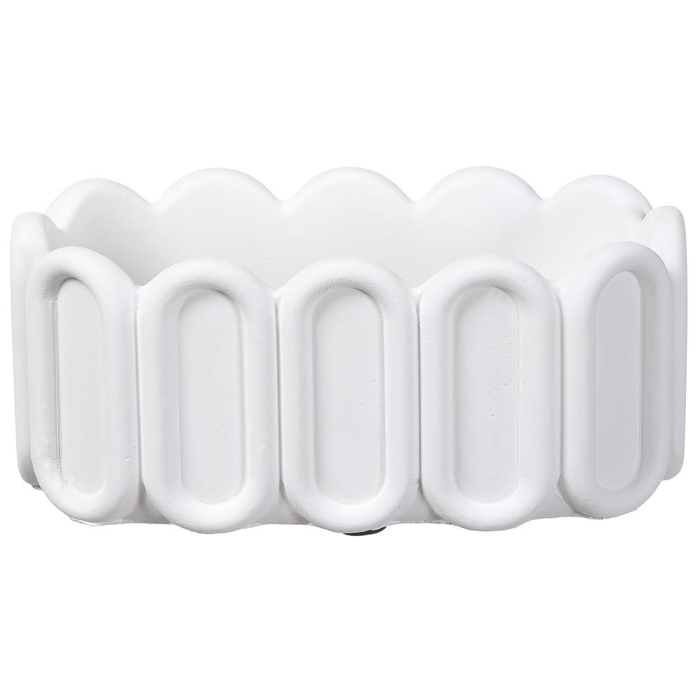 White Planter 5x9
