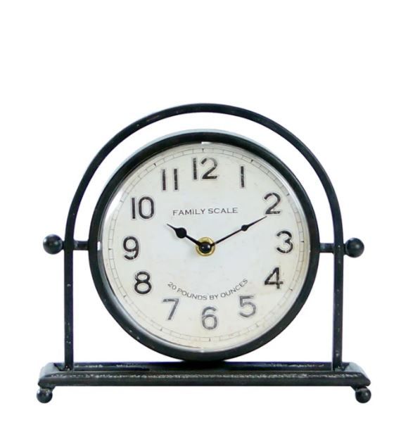 Iron Table Clock