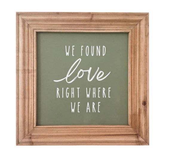 Love Wood Wall Sign