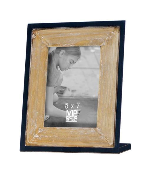 Picture Frame Black W/Stand 5x7