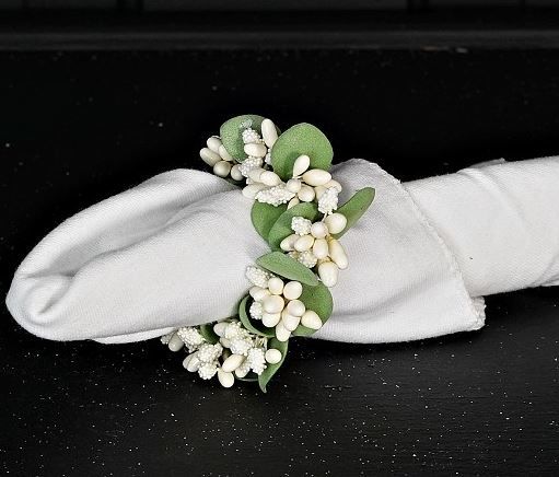 Mix Pips Ring Ivory 3.5&quot;