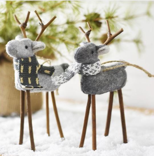 Reindeer Ornaments - Assorted