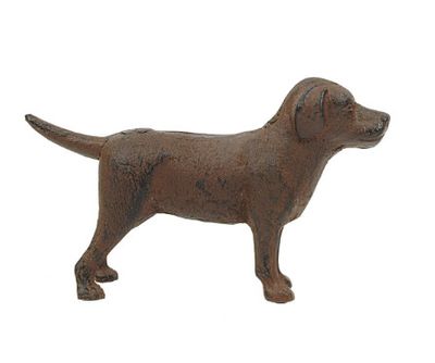 8&quot; Cast Iron Dog, Assorted Brown