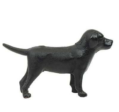 8&quot; Cast Iron Dog, Assorted Black