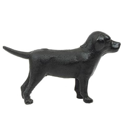8&quot; Cast Iron Dog, Assorted Black