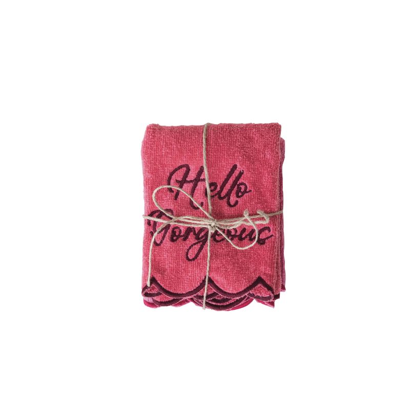 Square Cotton Makeup Towels - Set of 2