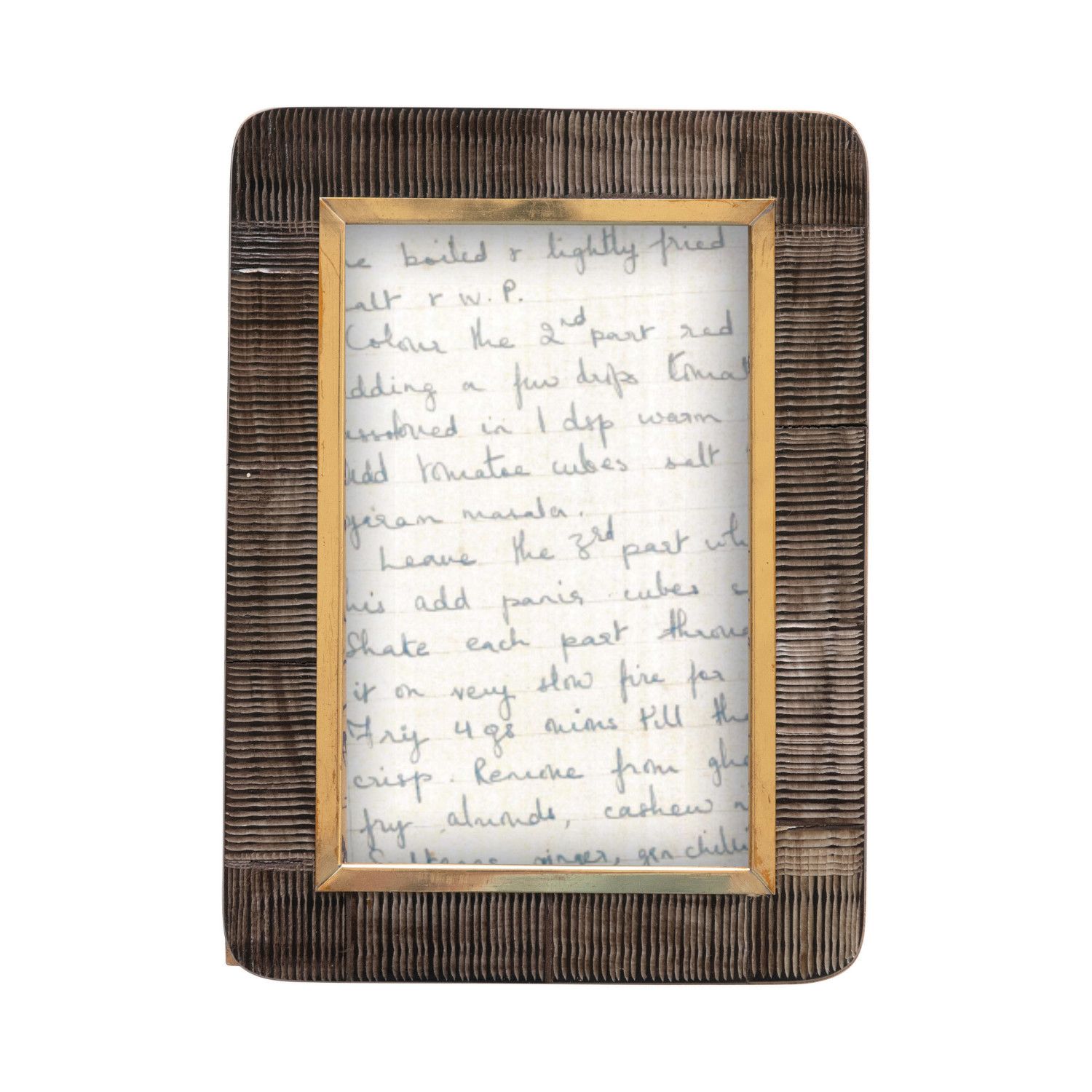 Horn Photo Frame (Holds 4 x 6&quot;)