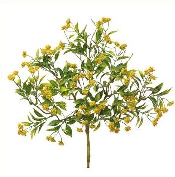 Mini Blossom Spray Yellow 17&quot;