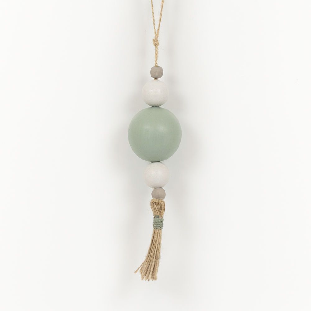 Beaded Tassel Green