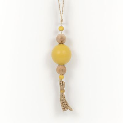 Beaded Tassel Yellow
