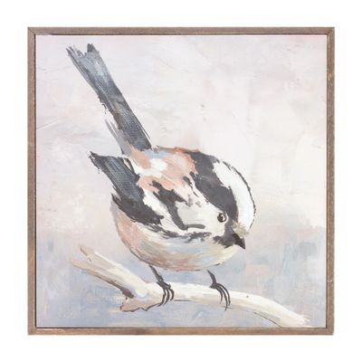 Canvas Print Gray Bird 10x10