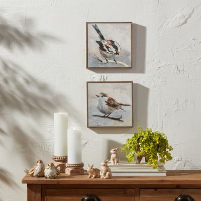 Canvas Print Brown Bird 10x10