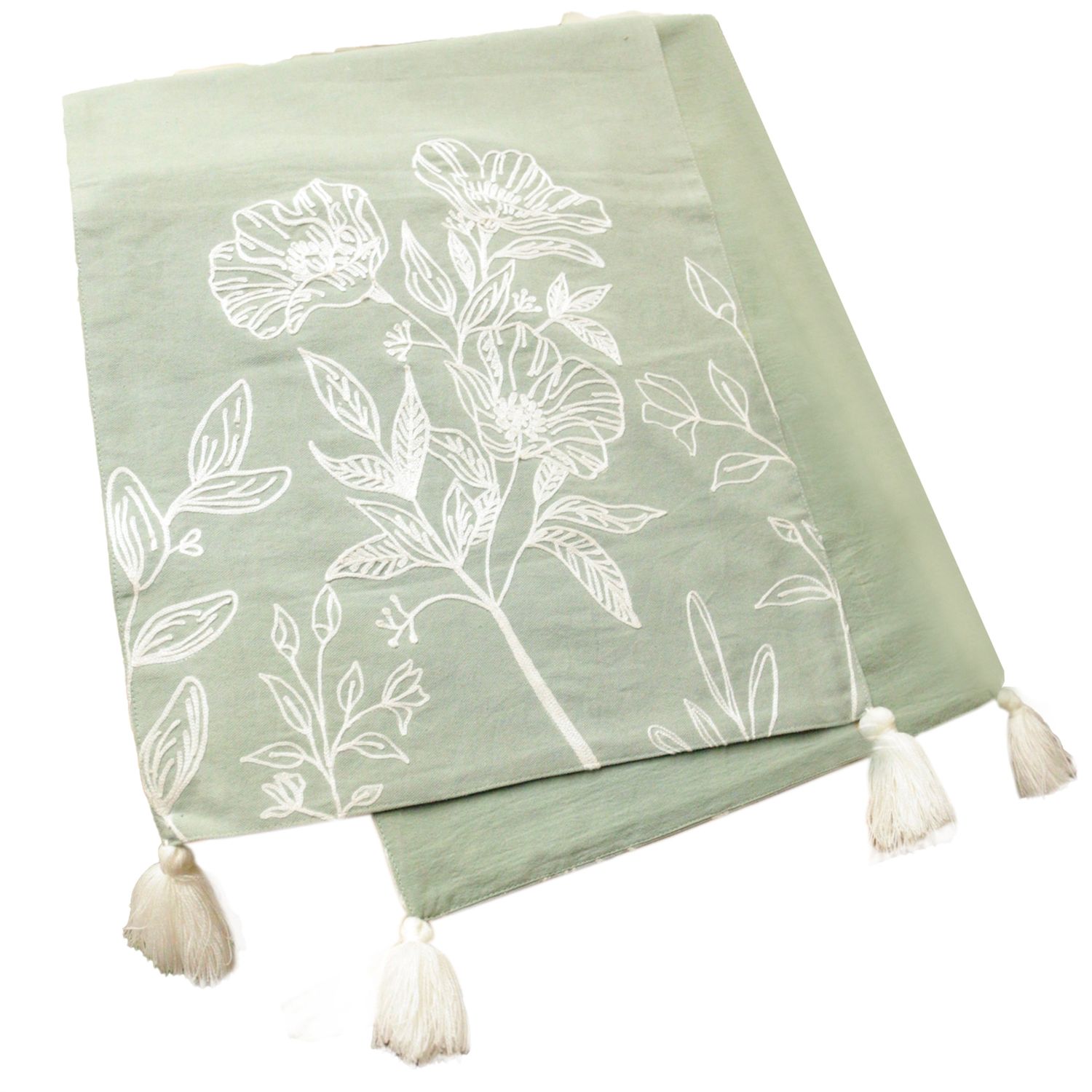 Sage Table Runner