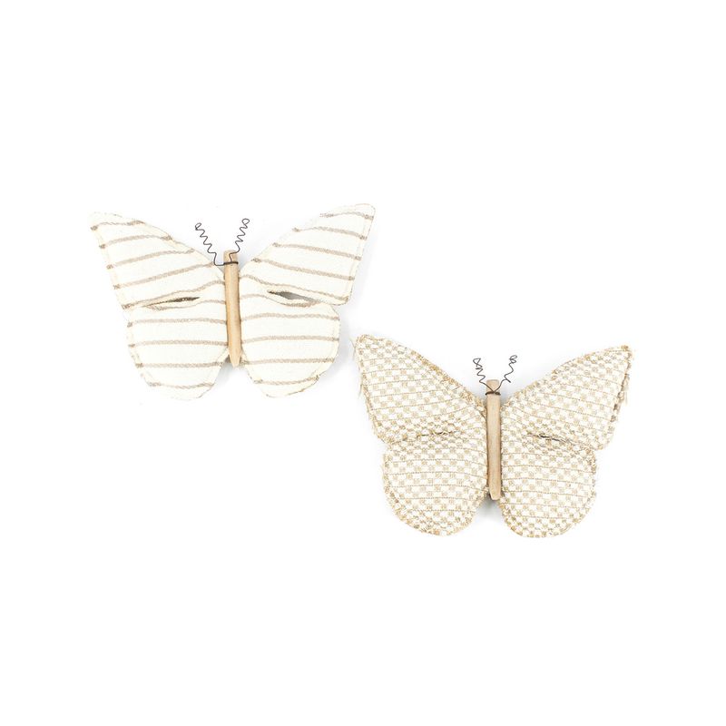 Plush Butterfly Checks