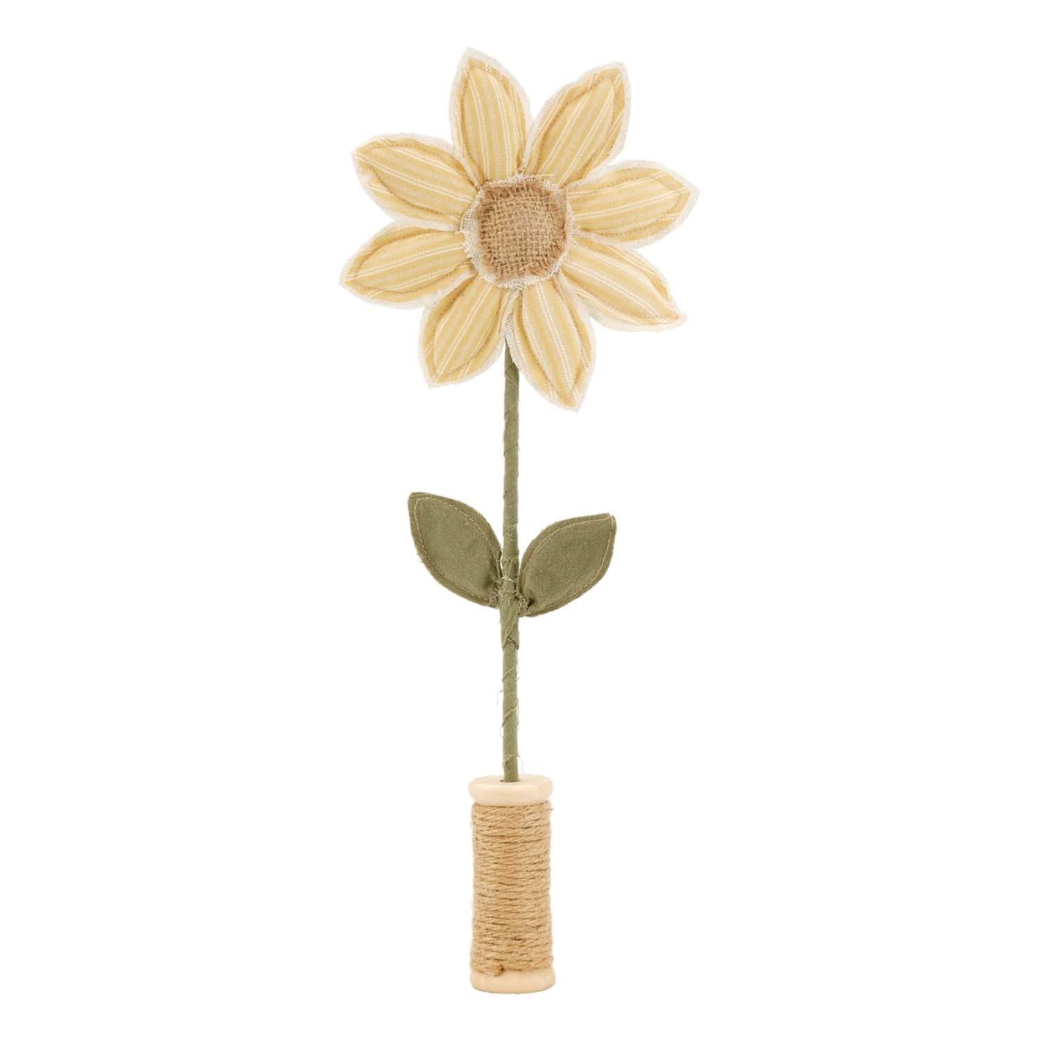 Short Plush Sunflower in Bobbin