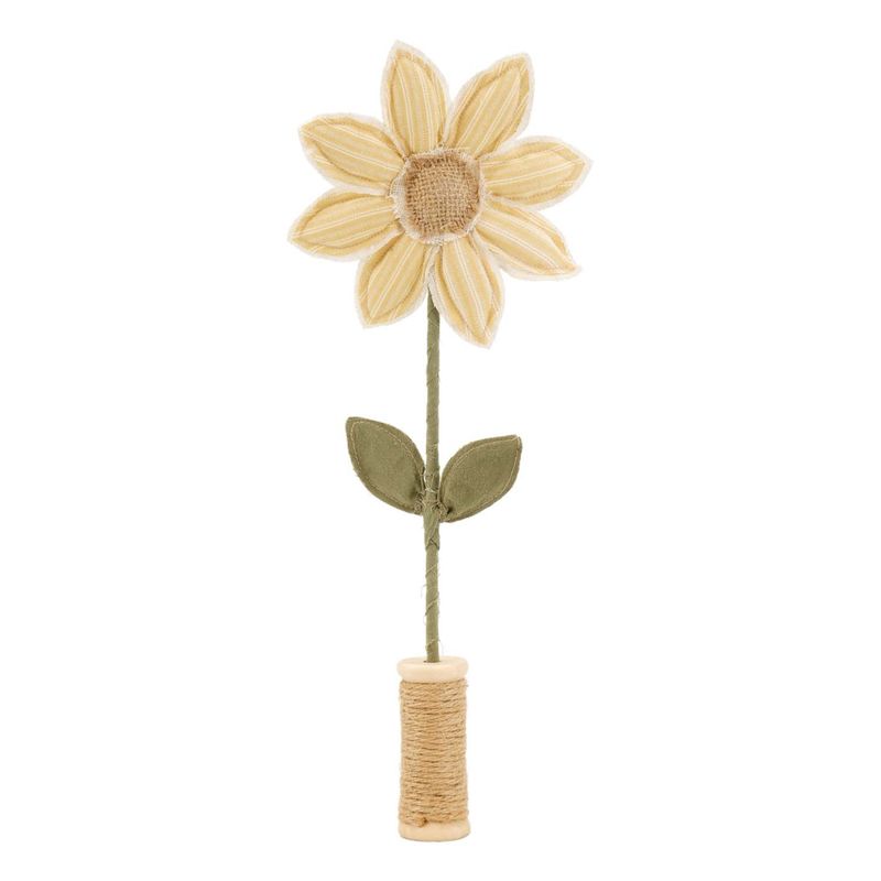 Short Plush Sunflower in Bobbin