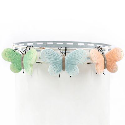 Pink Butterfly Pot Hanger