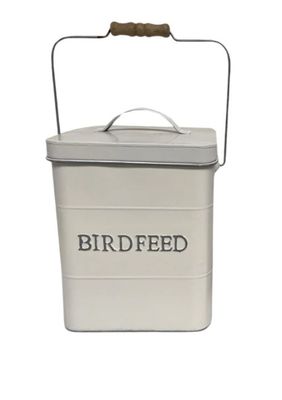 Metal Birdfeed Container Large