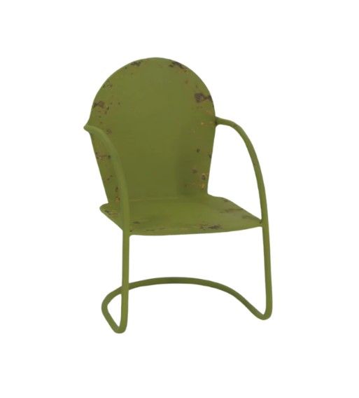 Mini Metal Vintage Garden Chair Green