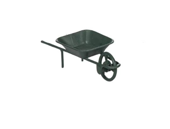 Mini Metal Wheelbarrow Green
