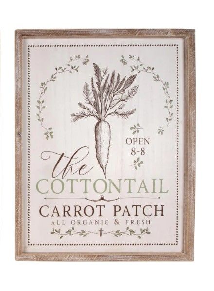 Wood Framed Carrot Patch